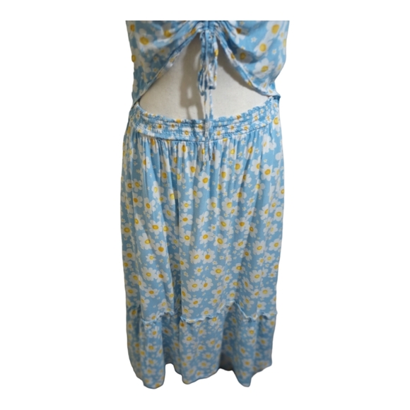 Birch and Stone dress hi low style floral open stomach. Summer size X-large. - Picture 3 of 8